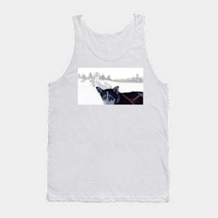 Look in the eyes of a Husky Tank Top